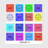 Prettig kerstfeest Turnster 16 Stickers Jongens /  (Vel)