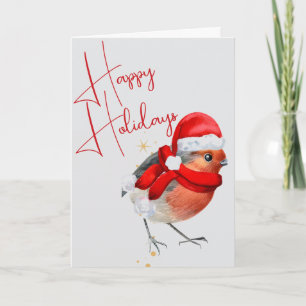 Prettig Kerstfeest Tweety Bird Kerstgroetkaart Feestdagen Kaart