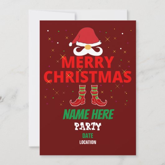 PRETTIG KERSTFEEST UITNODIGING (Voorkant)