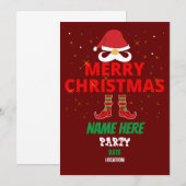 PRETTIG KERSTFEEST UITNODIGING (Voorkant / Achterkant)
