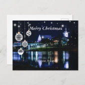 Prettig kerstfeest - Unijow, Lodz, Polen Briefkaart (Voorkant / Achterkant)