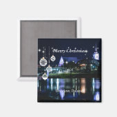 Prettig kerstfeest - Unijow, Lodz, Polen Magneet (Voorkant / Achterkant)