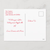 Prettig Kerstfeest | Vakantie Kabouters Feestdagenkaart (Achterkant)