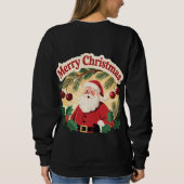 Prettig kerstfeest vakantie ontwerp trui (Achterkant)