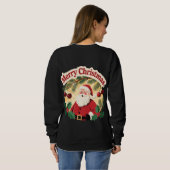 Prettig kerstfeest vakantie ontwerp trui (Achterkant volledig)