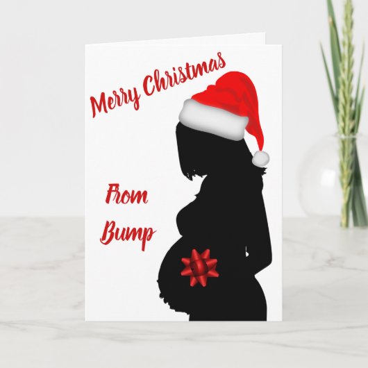 Prettig kerstfeest van bump kaart (Voorkant)