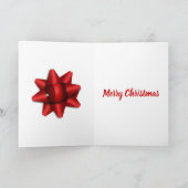 Prettig kerstfeest van bump kaart (Binnen)