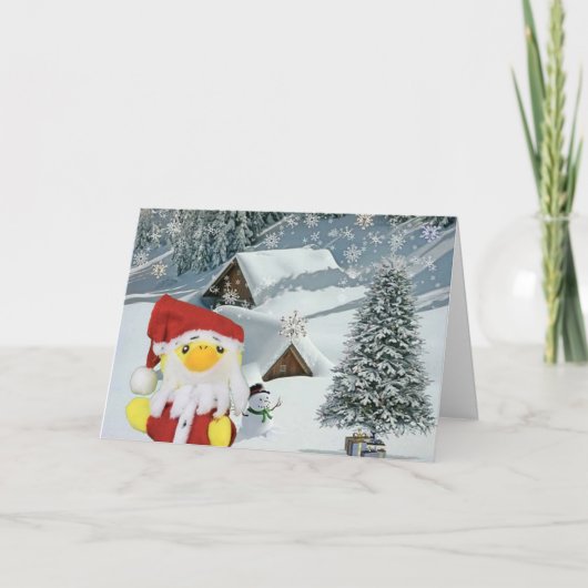 Prettig kerstfeest van Danny Duck Aankondiging (Voorkant)