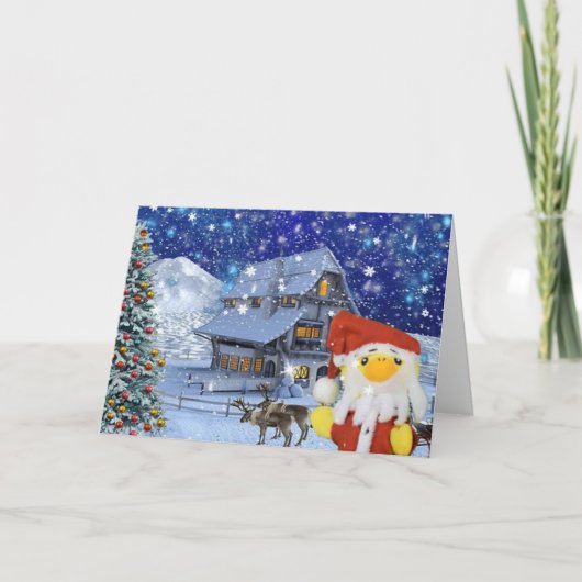 Prettig kerstfeest van Danny Duck Aankondiging (Voorkant)