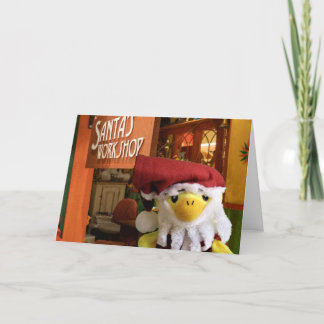 Prettig kerstfeest van Danny Duck kerstkaart Aankondiging