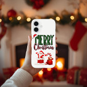 Prettig kerstfeest van de Kerstman - Apple iPhone Case-Mate iPhone Case