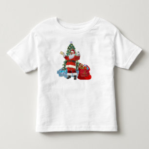 Prettig kerstfeest van de Kerstman Kinder Shirts