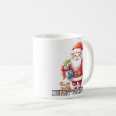 Prettig kerstfeest van de Kerstman Koffiemok (Voorkant rechts)
