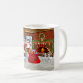 Prettig kerstfeest van de Kerstman Koffiemok (Voorkant rechts)