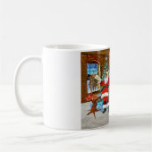 Prettig kerstfeest van de Kerstman Koffiemok (Links)