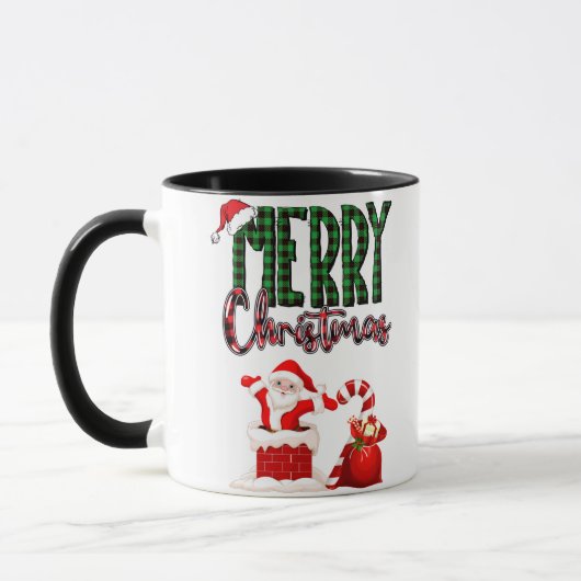 Prettig kerstfeest van de Kerstman - mok (Links)
