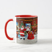 Prettig kerstfeest van de Kerstman Mok (Links)