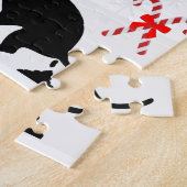 Prettig kerstfeest van de Poepende Hond - Grappig Legpuzzel (Zijkant)