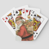 Prettig Kerstfeest van Ellen Clapsaddle Pokerkaarten (Achterkant)