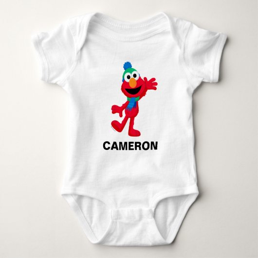 Prettig kerstfeest van Elmo Romper (Voorkant)