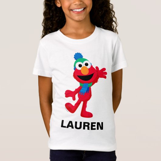 Prettig kerstfeest van Elmo T-shirt (Voorkant)