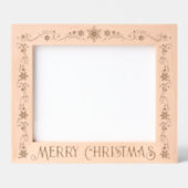 Prettig kerstfeest van familie, team, vrienden, ka gegraveerde lijstjes (Voorkant)