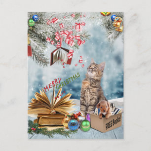 Prettig kerstfeest van je huisdieren feestdagenkaart