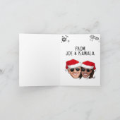 PRETTIG KERSTFEEST Van Joe & Kamala Kaart (Binnen)