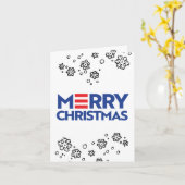 PRETTIG KERSTFEEST Van Joe & Kamala Kaart (Gele Bloem)