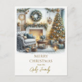 Prettig Kerstfeest van ons thuis naar het jouwe Briefkaart (Voorkant)