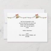 Prettig Kerstfeest Van Onze Camper Naar De Jouwe Feestdagenkaart (Achterkant)