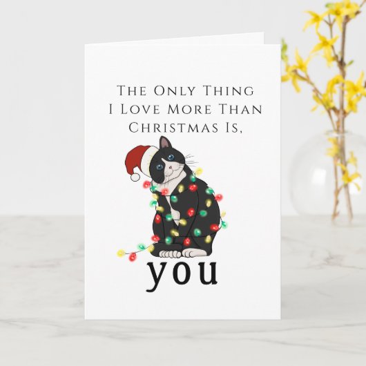 Prettig Kerstfeest van onze familie naar de jouwe! Kaart (Gele Bloem)