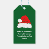 Prettig Kerstfeest van Sinterklaas Cadeaulabel (Achterkant)