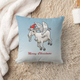 Prettig kerstfeest van The Flying Goat Kussen