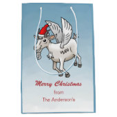 Prettig kerstfeest van The Flying Goat Medium Cadeauzakje (Voorkant)
