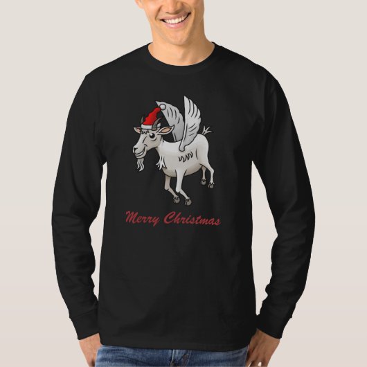 Prettig kerstfeest van The Flying Goat T-shirt (Voorkant)