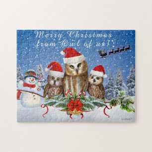PRETTIG KERSTFEEST VAN UIL VAN ONZE! LEGPUZZEL