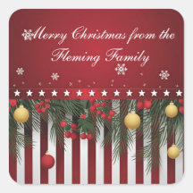 Prettig kerstfeest van (uw familie)