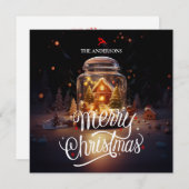 Prettig Kerstfeest van Wonderen Kaart (Voorkant / Achterkant)