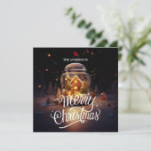 Prettig Kerstfeest van Wonderen Kaart (Staand voorkant)