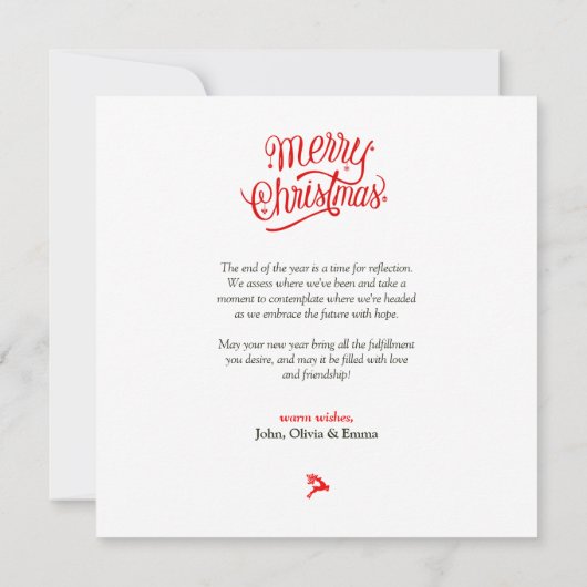 Prettig Kerstfeest van Wonderen Kaart (Achterkant)