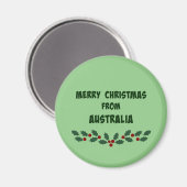 Prettig kerstfeest vanuit Australië Magneet (Voorkant / Achterkant)