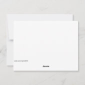 Prettig kerstfeest vanuit Chicago, Illinois Kerstk Feestdagenkaart (Achterkant)