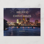 Prettig kerstfeest vanuit Des Moines Briefkaart (Voorkant)