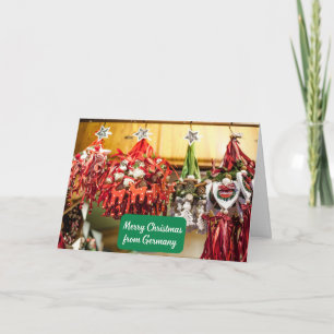 Prettig Kerstfeest vanuit Duitsland - Duitse decor Kaart