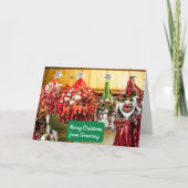 Prettig Kerstfeest vanuit Duitsland - Duitse decor Kaart (Voorkant)