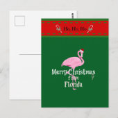 Prettig kerstfeest vanuit Florida Briefkaart (Voorkant / Achterkant)