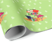 Prettig kerstfeest vanuit Florida Cadeaupapier (Rol Hoek)