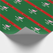 Prettig kerstfeest vanuit Florida Cadeaupapier (Hoek)