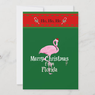 Prettig kerstfeest vanuit Florida Feestdagenkaart